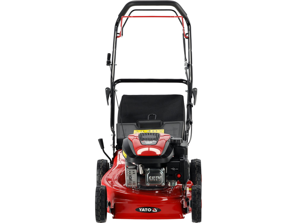 SELF-PROPELLED PETROL LAWNMOWER WITH 60 L BAG | 2.4 KW | 46 CM (YT-85502)