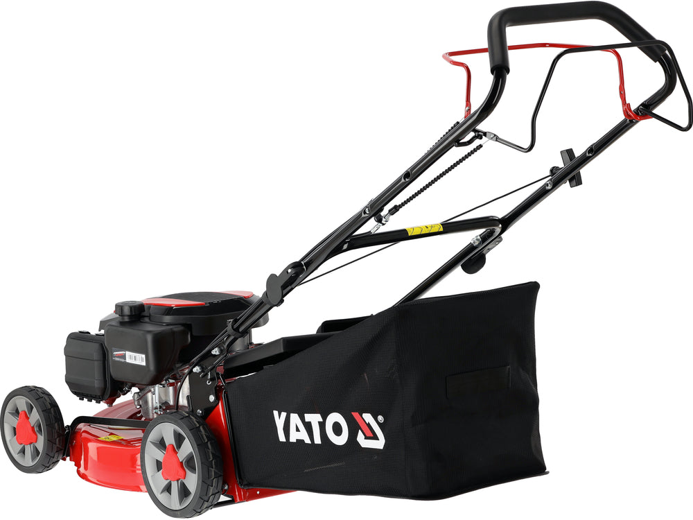 SELF-PROPELLED PETROL LAWNMOWER WITH 60 L BAG | 2.4 KW | 46 CM (YT-85502)