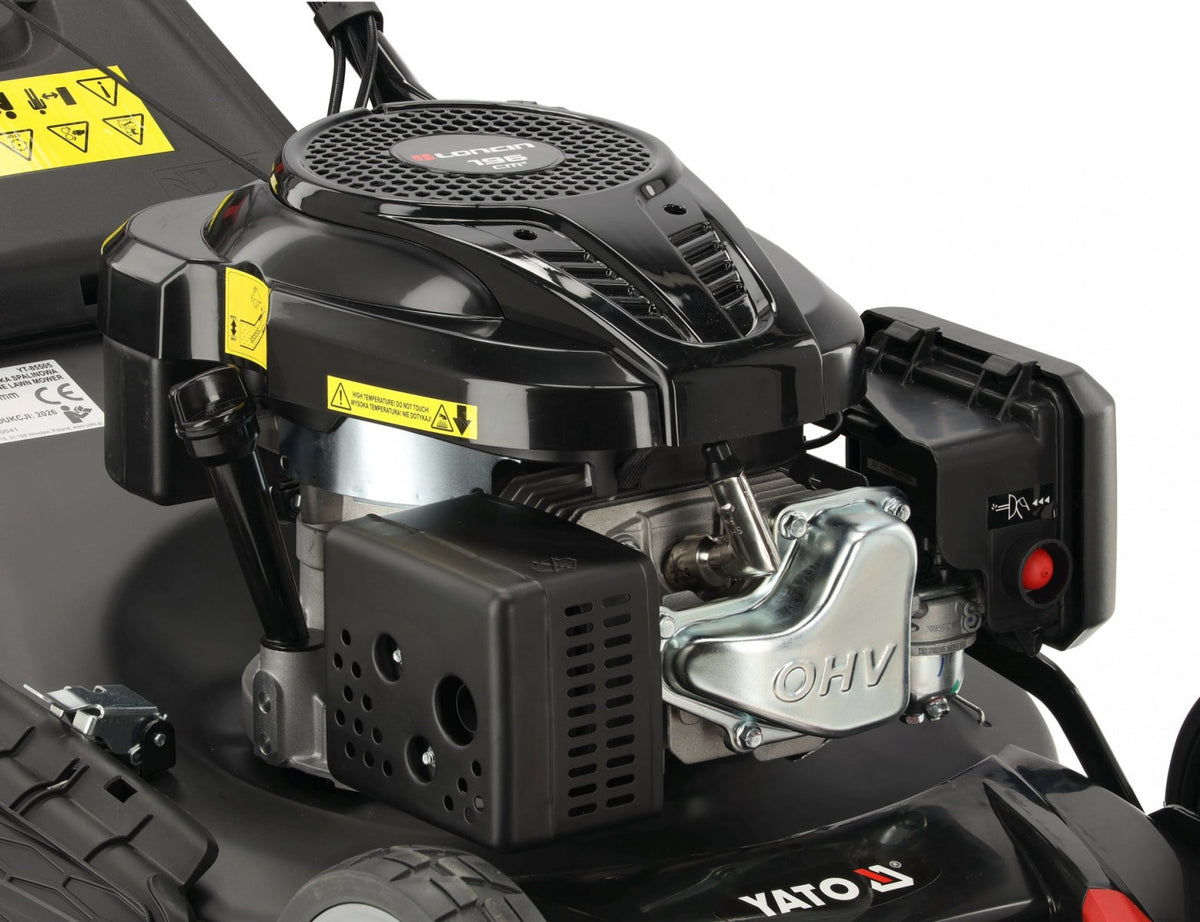 PETROL LAWNMOWER WITH "Loncin" 3.5 kW ENGINE | 51.8 CM | 55 L (YT-85505)