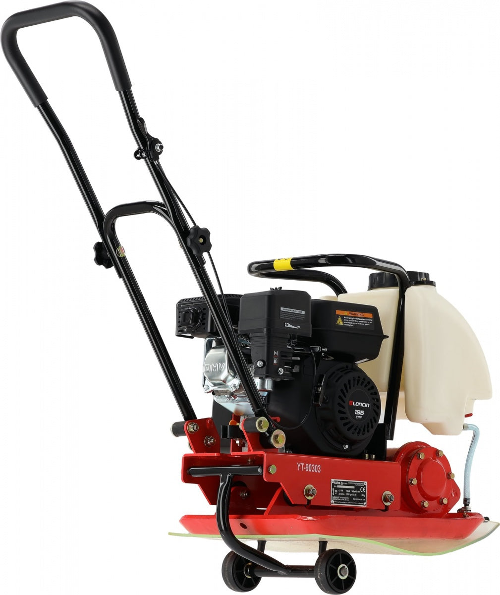 PETROL SINGLE-DIRECTION PLATE COMPACTOR | 13 kN | 6.5 AG | 88 KG (YT-90303)