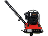 UNIDIRECTIONAL PLATE COMPACTOR | 20 kN | 6.5 HP | 550 × 440 MM | WITH TRANSPORT WHEELS (YT-90307)
