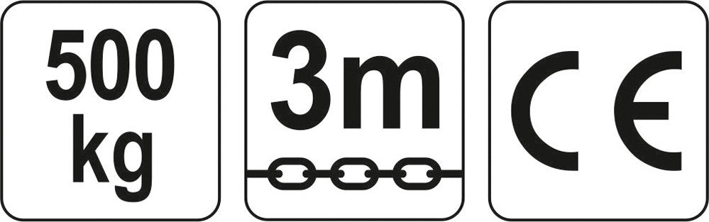 CHAIN BLOCK 0,5 T (YT-58950)