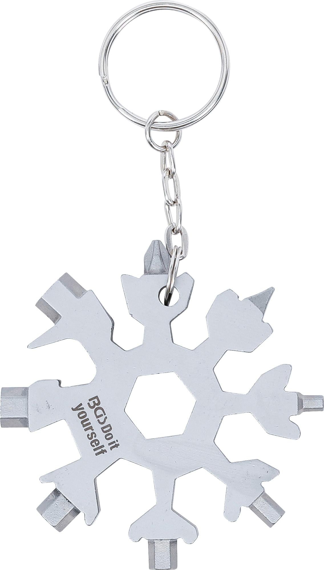 MULTI-FUNCTION TOOL | SNOWFLAKE | 18-IN-1 | STAINLESS STEEL (85880)
