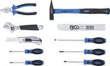 TOOL CARRYING CASE | REINFORCED PLASTIC | INCL. TOOL ASSORTMENT | 11 PCS. (70225)
