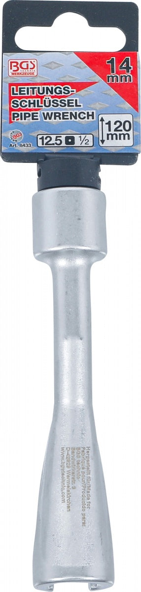SPECIAL WRENCH FOR INJECTION LINES | FOR BMW | 12.5 MM (1/2") DRIVE | 14 MM (8433)