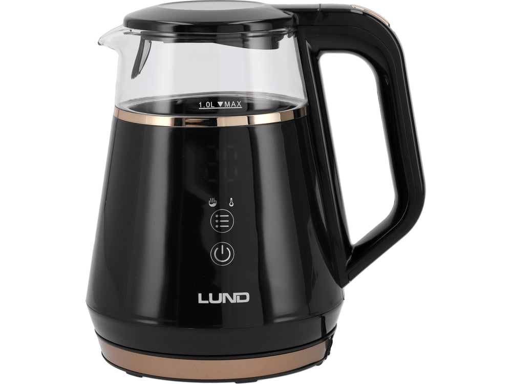EL. KETTLE 1L, TEMP. CONTROL, BLACK (68216)
