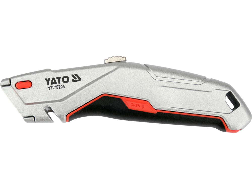 UTILITY KNIFE WITH TRAPEZOID BLADE (YT-75204)