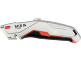 UTILITY KNIFE WITH TRAPEZOID BLADE (YT-75204)