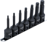SCREW EXTRACTOR SET | 12.5 MM (1/2") DRIVE | FOR DAMAGED INTERNAL HEXAGON 4 - 12 MM | 7 PCS. (7004)