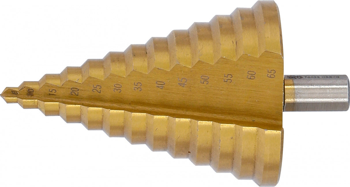 STEP DRILL | TITANIUM-NITRIDED | Ø 6 - 65 MM (74433)