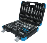 SOCKET SET | 6.3 MM (1/4") + 12.5 MM (1/2") | 108 PCS. (KR121108B)