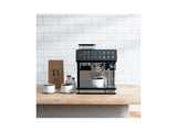 PRESSURE COFFEE MAKER WITH MILK FROTHER AND GRINDER 1350W (68501)