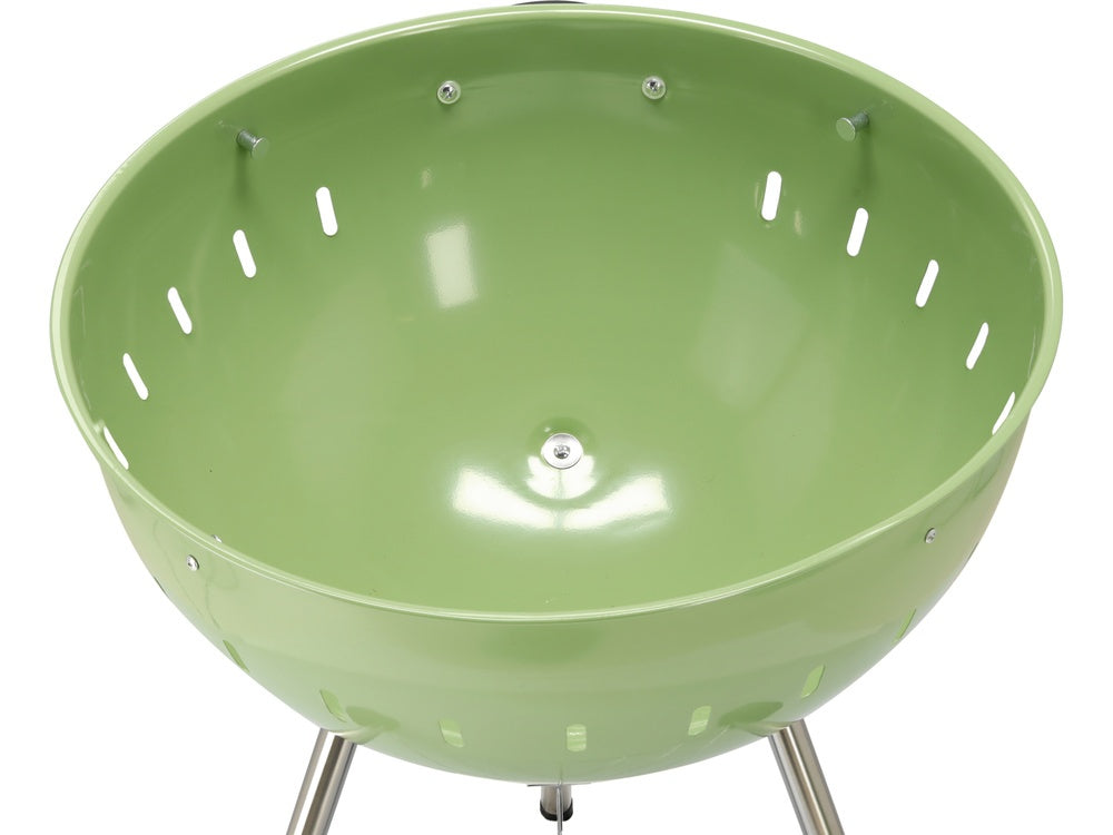 CHARCOAL BBQ, ROUNDED, 54CM GREEN (YG-20303)