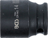 IMPACT SOCKET, HEXAGON | 6.3 MM (1/4") DRIVE | 14 MM (7294)