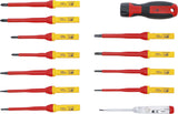 VDE SCREWDRIVER SET | WITH INTERCHANGEABLE BLADES | 13 PCS. (35814)
