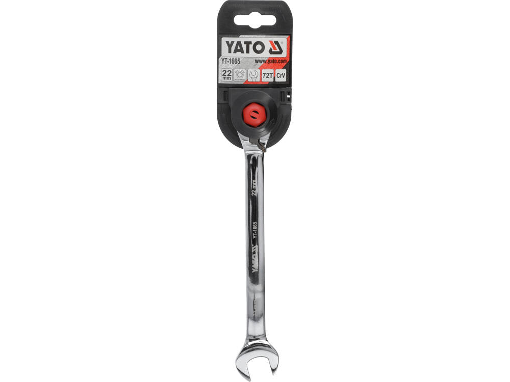 RATCHET COMBINATION WRENCH 22MM (YT-1665)