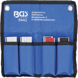 BENCH VICE JAW PROTECTOR SET | ALUMINIUM | 100 MM | 8 PCS. (8442)