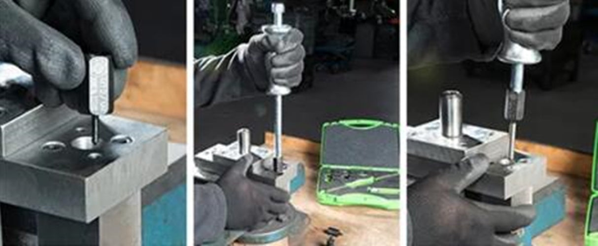 PULLER / SLIDE HAMMER WITH ADAPTERS | FOR INTERNAL AND EXTERNAL THREADED PARTS | 10 PCS. (SH10A)