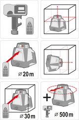 LASER LEVEL | MOTORIZED ROTARY (YT-30430)