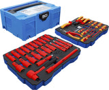 VDE PLIERS, SCREWDRIVER AND SOCKET SET | BGS SYSTAINER® | 36-PCS. (70230)