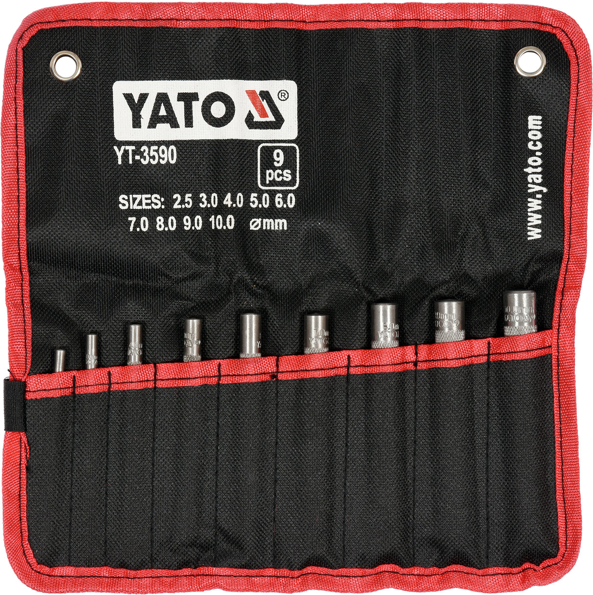 PUNCH SET 9PCS (YT-3590)