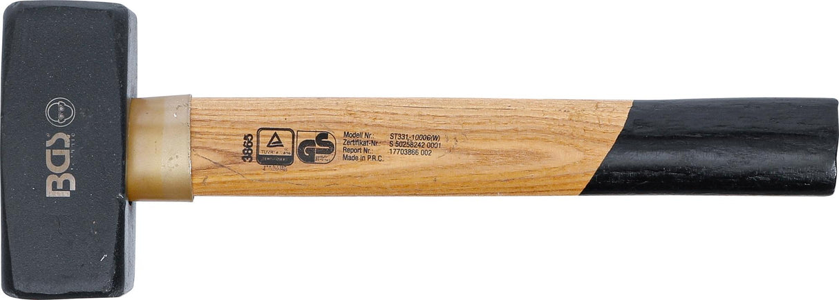 STONING HAMMER | WOODEN HANDLE | 1000 G (3865)
