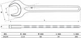 SINGLE OPEN END SPANNER | DIN 894 | 34 MM (34234)