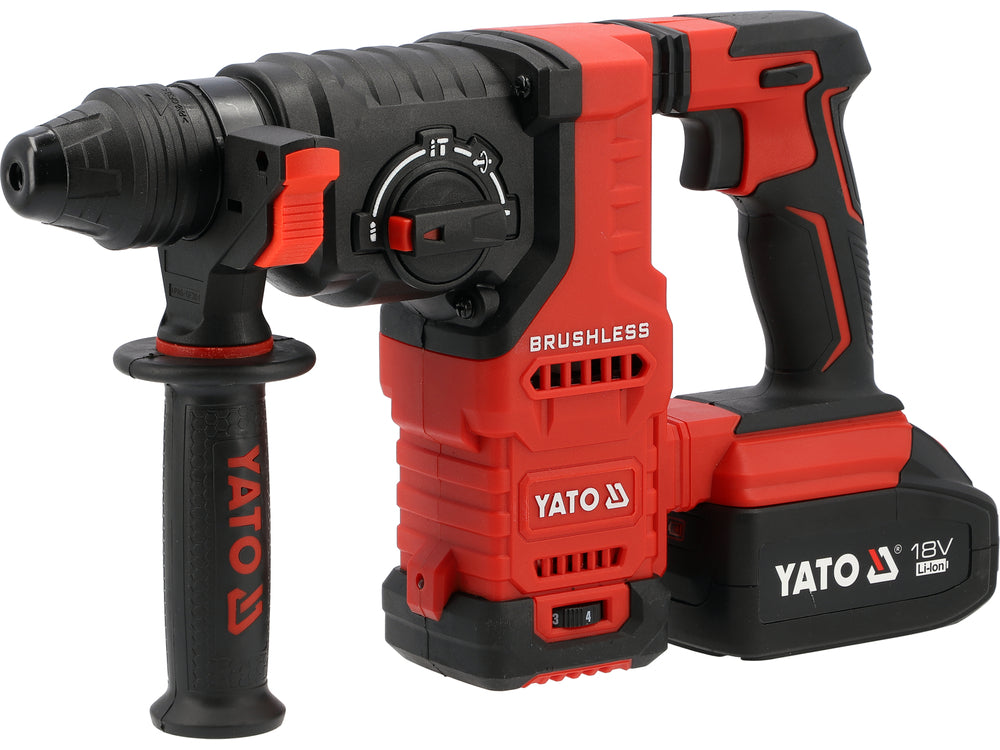 ROTARY HAMMER SDS PLUS WITH 4AH BATTERY AND CHARGER SET (YT-827725)
