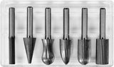 SET OF 6PCS ROTARY FILES FOR METAL (YT-61711)
