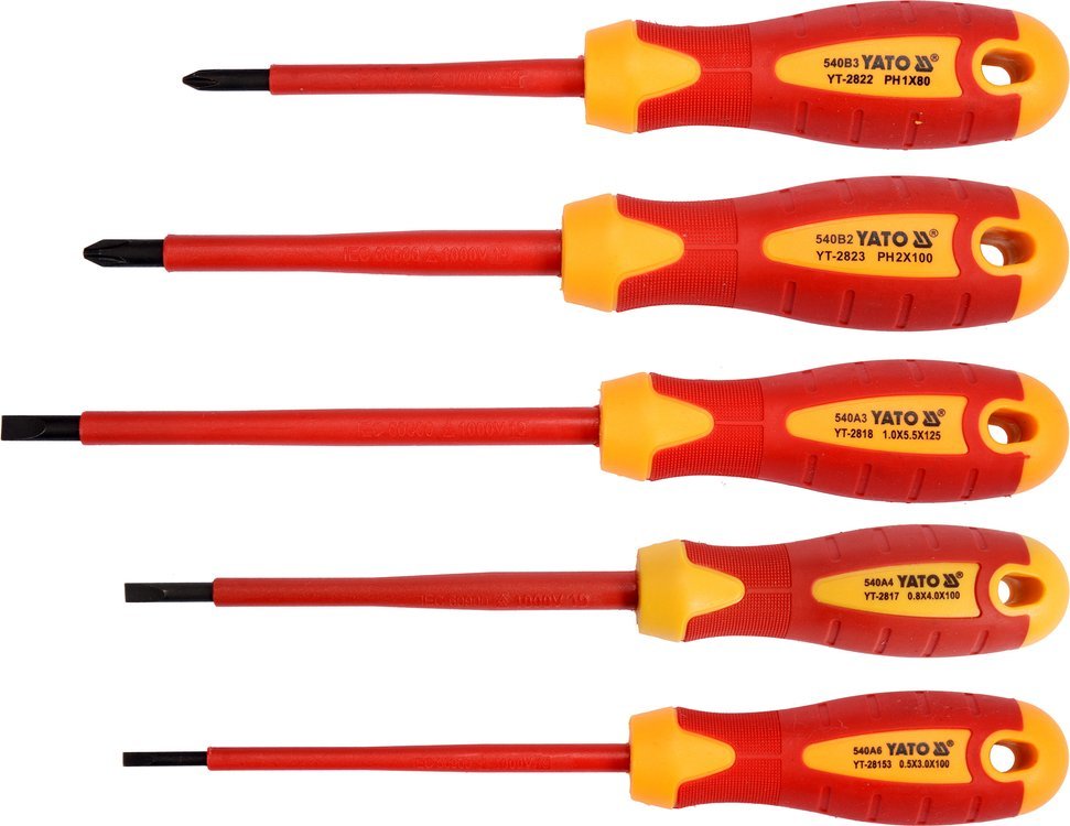 INSULATED SCREWDRIVER SET 5PCS (YT-2827)