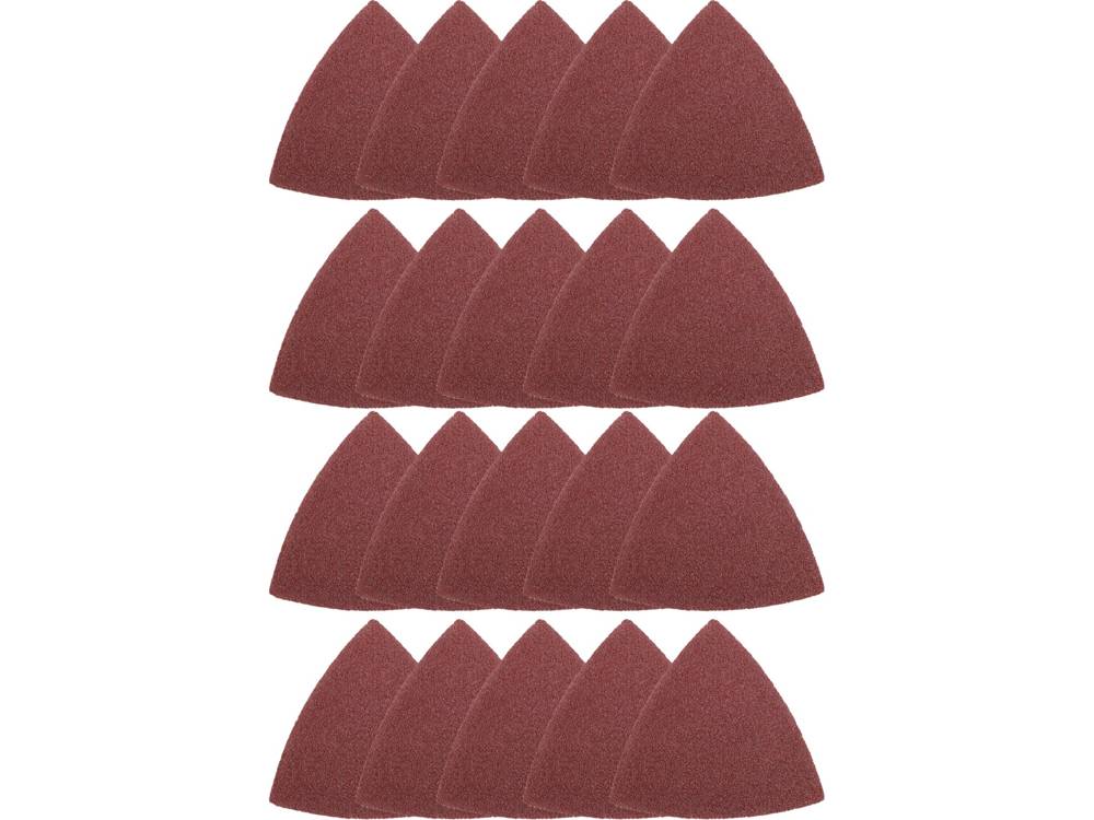 SAND PAPER TRIANGLE SHAPE 80MM 20PCS (YT-34693)