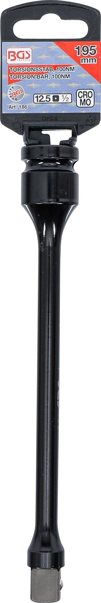 TORSION BAR | 12.5 MM (1/2") | 100 NM (186)