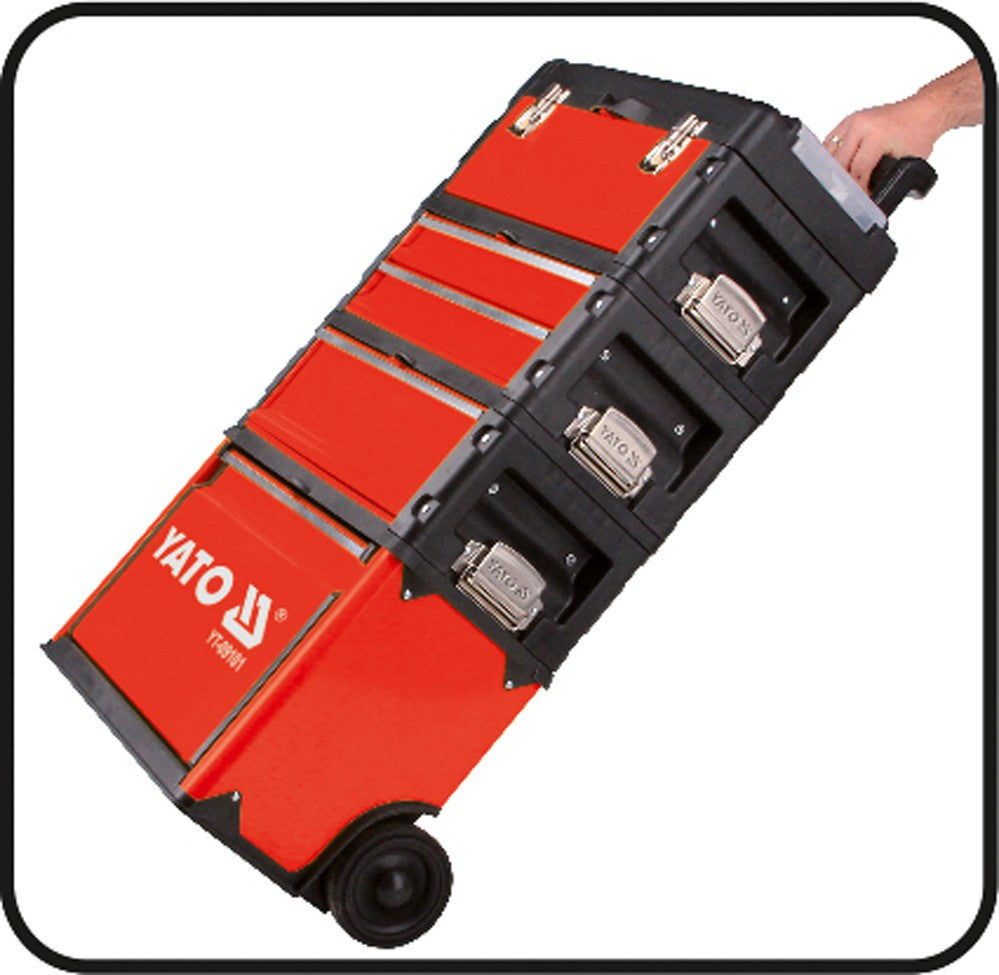 TROLLEY TOOL BOX MADE UP OF 3 PARTS (YT-09101)