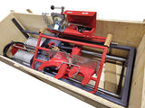 PNEUMATIC STRUT SPRING COMPRESSOR STATION | DOUBLE CYLINDER | WITH SAFETY LOCK | 2000 KG (SP2T)