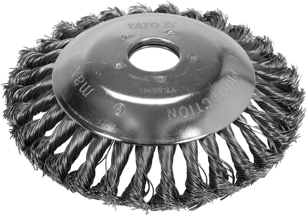 BRUSHCUTTER WIRE BRUSH 150/25,4 MM (YT-85141)