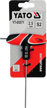 T-HANDLE HEX KEY 2.5MM (YT-05571)