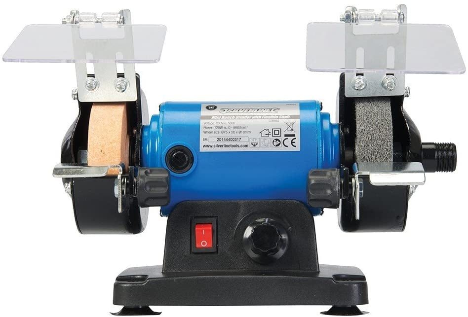 ELECTRIC GRINDER / SHARPENER | WITH FLEXIBLE MULTIFUNCTION SHAFT | 75X10X20 MM (DG75B)
