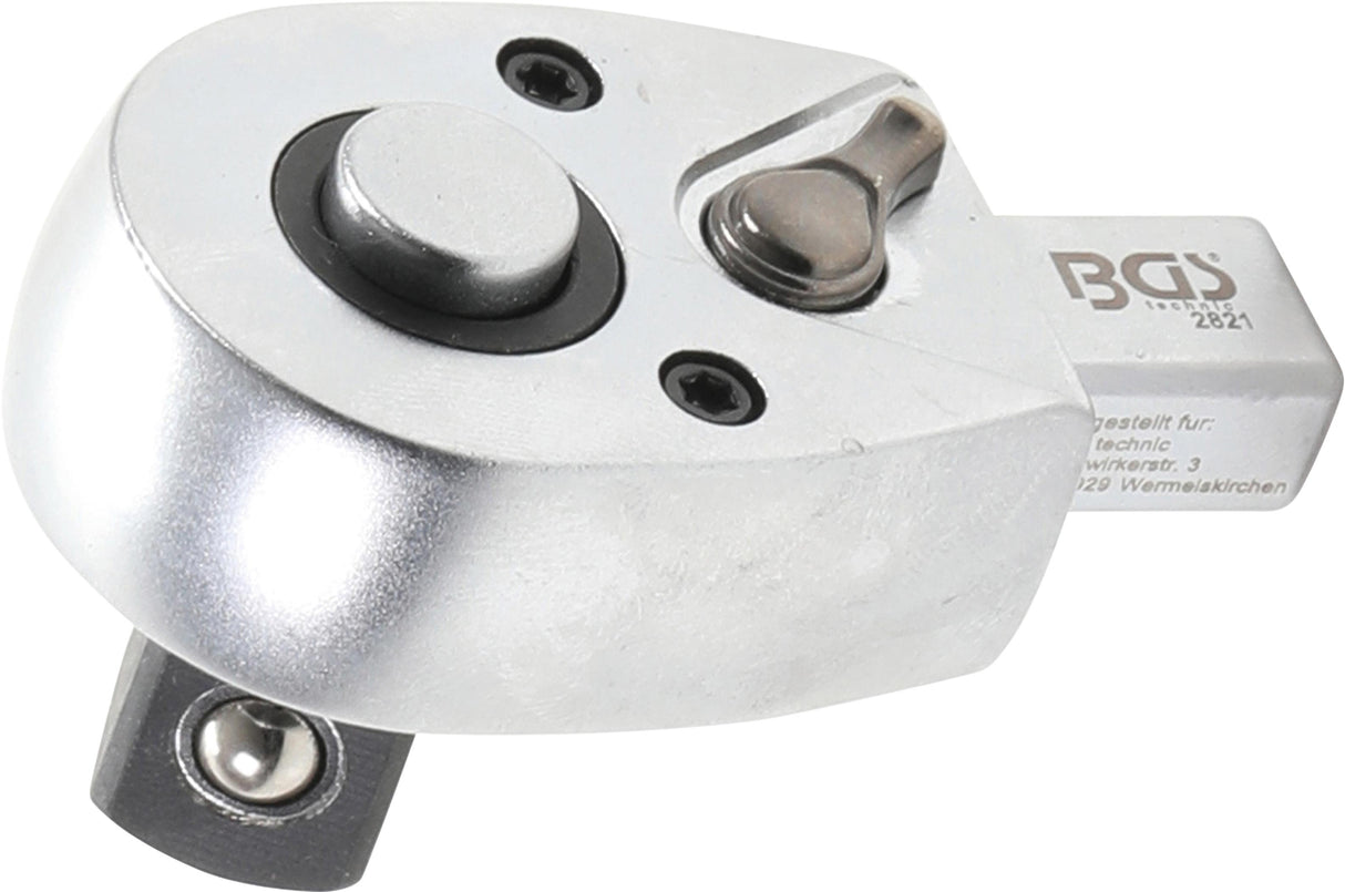 REVERSIBLE INSERT RATCHET | 12.5 MM (1/2") | SQUARE SIZE 9 X 12 MM (2821)