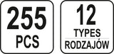 TRIM CLIPS ASSORTMENT VOLKSWAGEN 255 PCS (YT-06663)