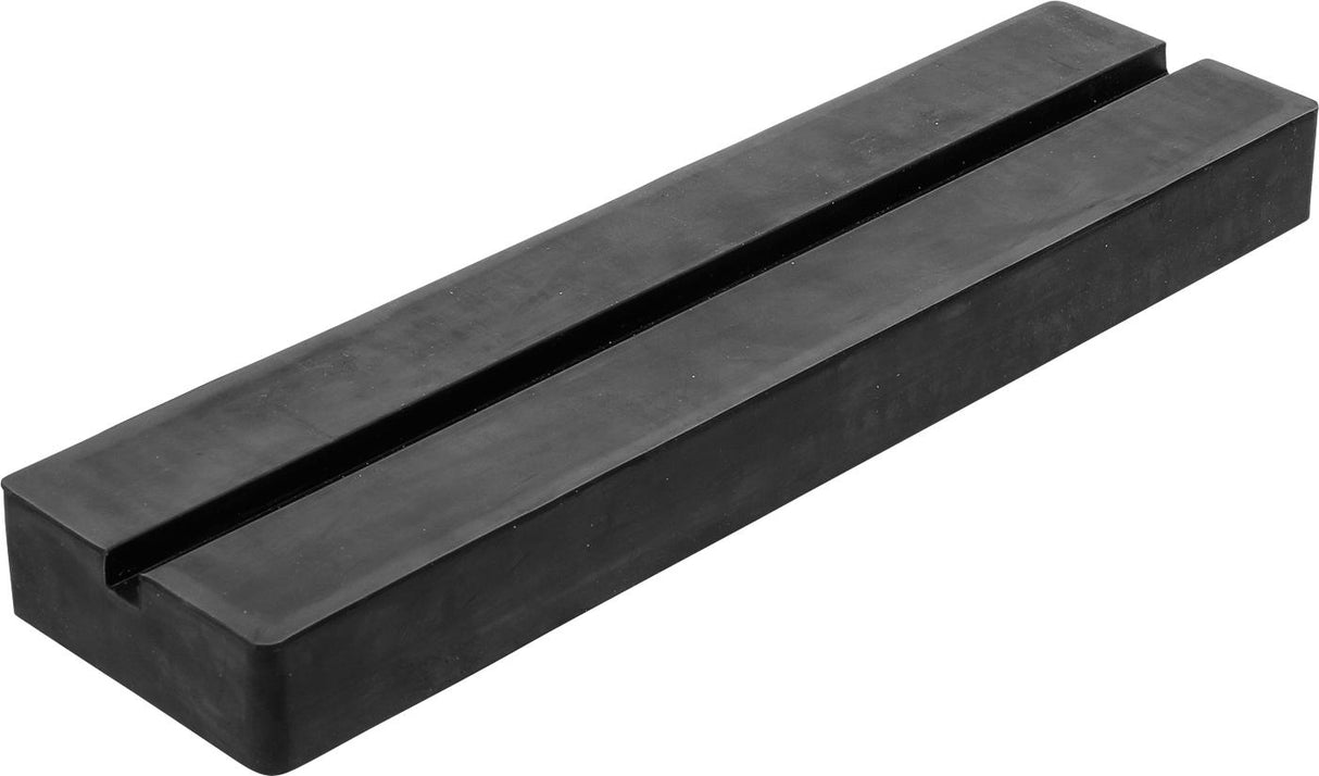 RUBBER PAD | WITH GROOVE | FOR AUTO LIFTS | 373 X 100 X 35 MM (7012)