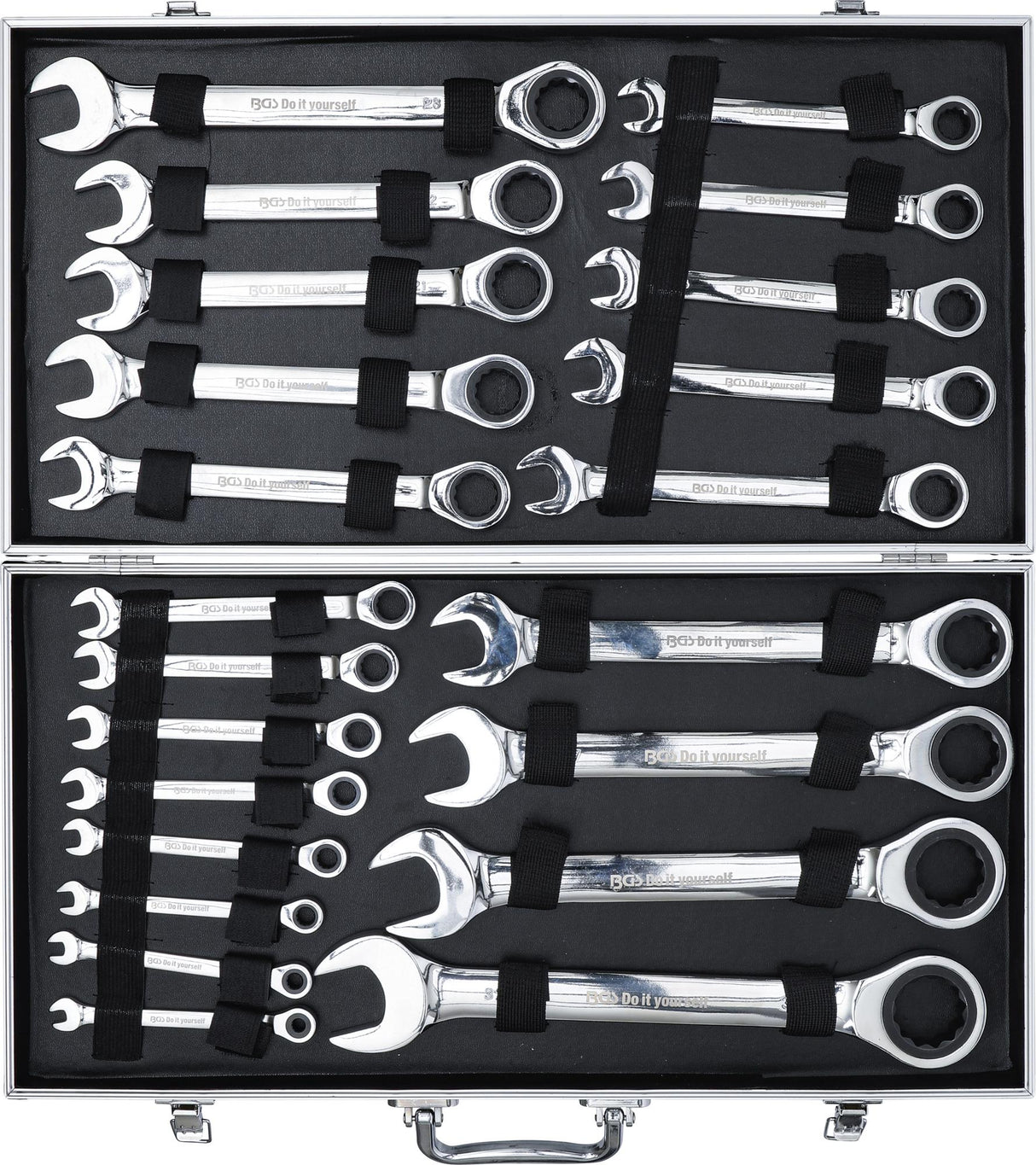 RATCHET COMBINATION WRENCH SET | 6 - 32 MM | 22 PCS. (30009)