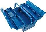 METAL TOOL BOX | EMPTY | 420 X 200 X 150 MM | 3 COMPARTMENTS (33001)