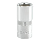 SOCKET  8MM 1/4" 6PT CV REGULAR (YT-1407)