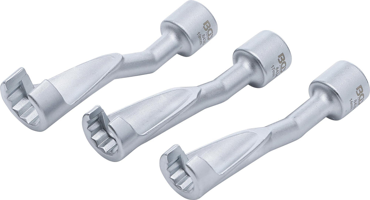 PIPE WRENCH SET, OPEN | 12.5 MM (1/2") DRIVE | 14 - 17 - 19 MM (8450)