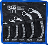 OBSTRUCTION RING SPANNER SET | 8X10 - 21X22 MM | 5 PCS. (1217)