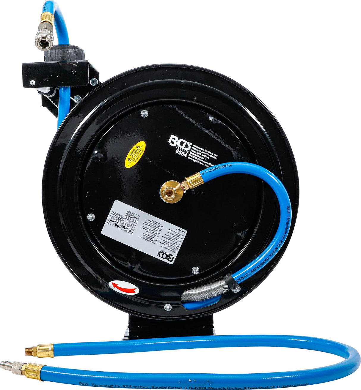 RETRACTABLE AIR HOSE REEL | AUTOMATIC | 15 M (8584)