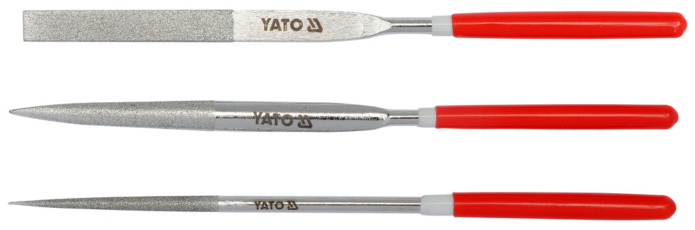 DIAMOND NEEDLE FILE SET 3PCS  4X160X50MM (YT-6150)