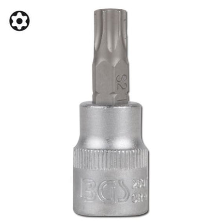 Ruuvikärki puristettu hylsyyn | 10 mm (3/8") | T-Star reiällä | (Torx) T55 (2599)