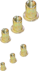 RIVET NUTS ASSORTMENT | GALVANIZED STEEL | 150 PCS. (14126)