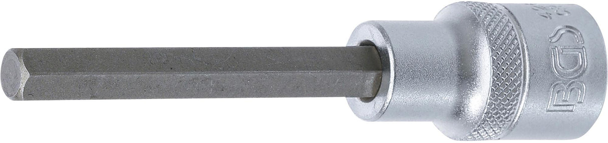 BIT SOCKET | LENGTH 100 MM | 12.5 MM (1/2") DRIVE | INTERNAL HEXAGON 8 MM (4263)